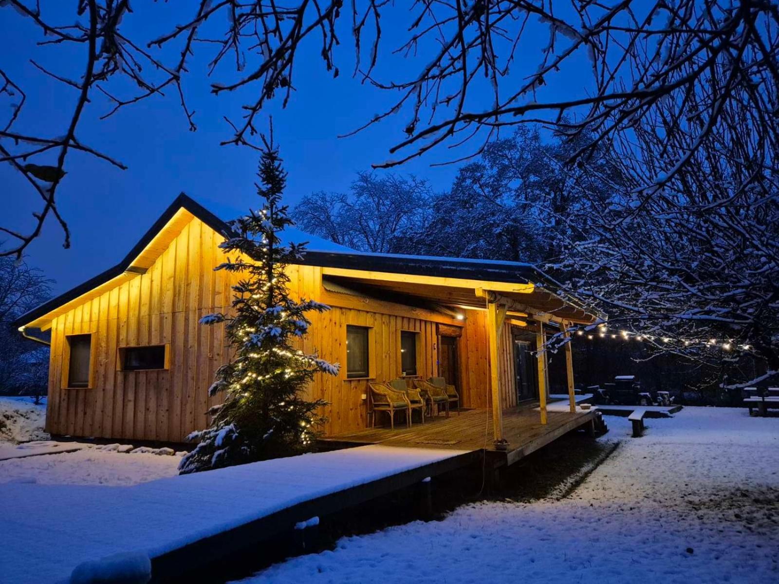 Nica Wood Villa Sremska Kamenica Exteriör bild